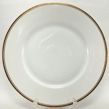 Hutschenreuther Burley Tyrell Salad Plate 8.5&quot; Luncheon White Gold Band ... - £16.58 GBP