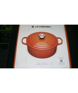 Le Creuset Signature Round Dutch Oven 5.5 Qt / 26 cm White Cast Iron Cocotte NEW - $289.00