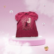 NWT Juicy Couture Designer Girl&#39;s Pink/ Silver Puppy T-Shirt Size 4/5 - £11.03 GBP