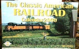Classic American Railroad Calendar 2000 Terrific Train Photos - $12.86