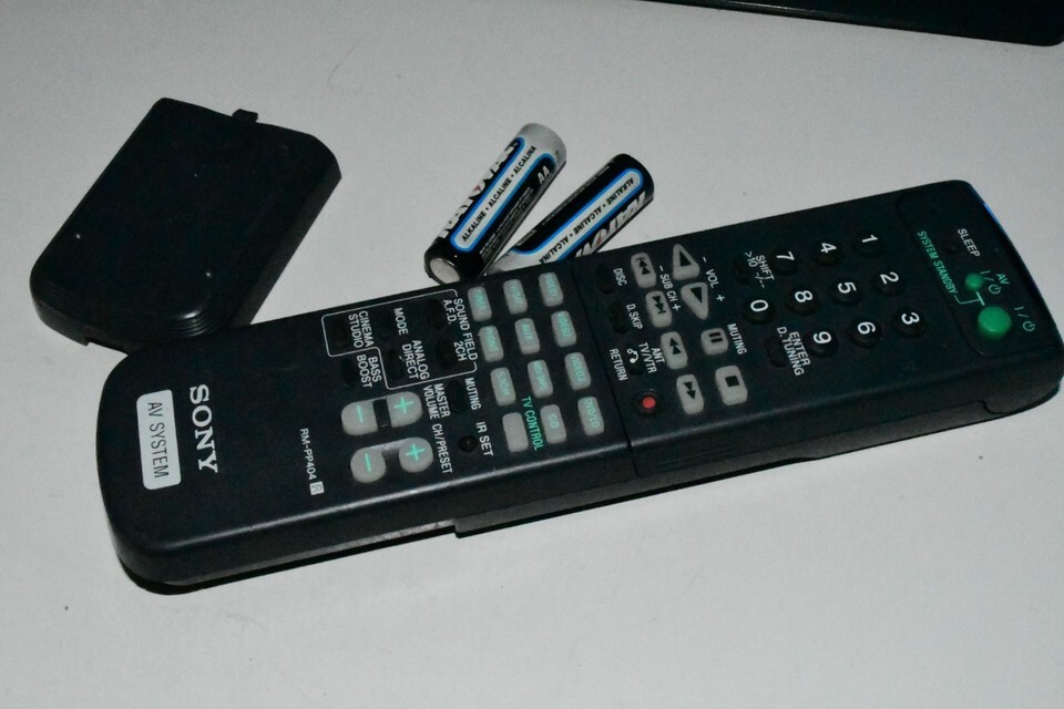 Sony RM-PP404 A/V Receiver Remote HT-1200D DDW820 DW620 STR-DE345 DE545 ... - $20.70