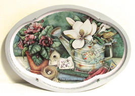 Giftco Inc Metal/Tin Tray &quot;The Cottage Garden&quot;  - $10.99