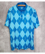 Good Good Shirt Mens Medium Blue Old School Polo Golf Performance Stretc... - $811.26 MXN