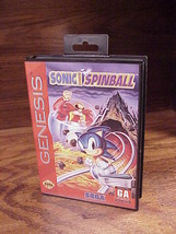 Sega Genesis Sonic Spinball Pinball Game Cartridge, no. 1537, complete - £14.11 GBP