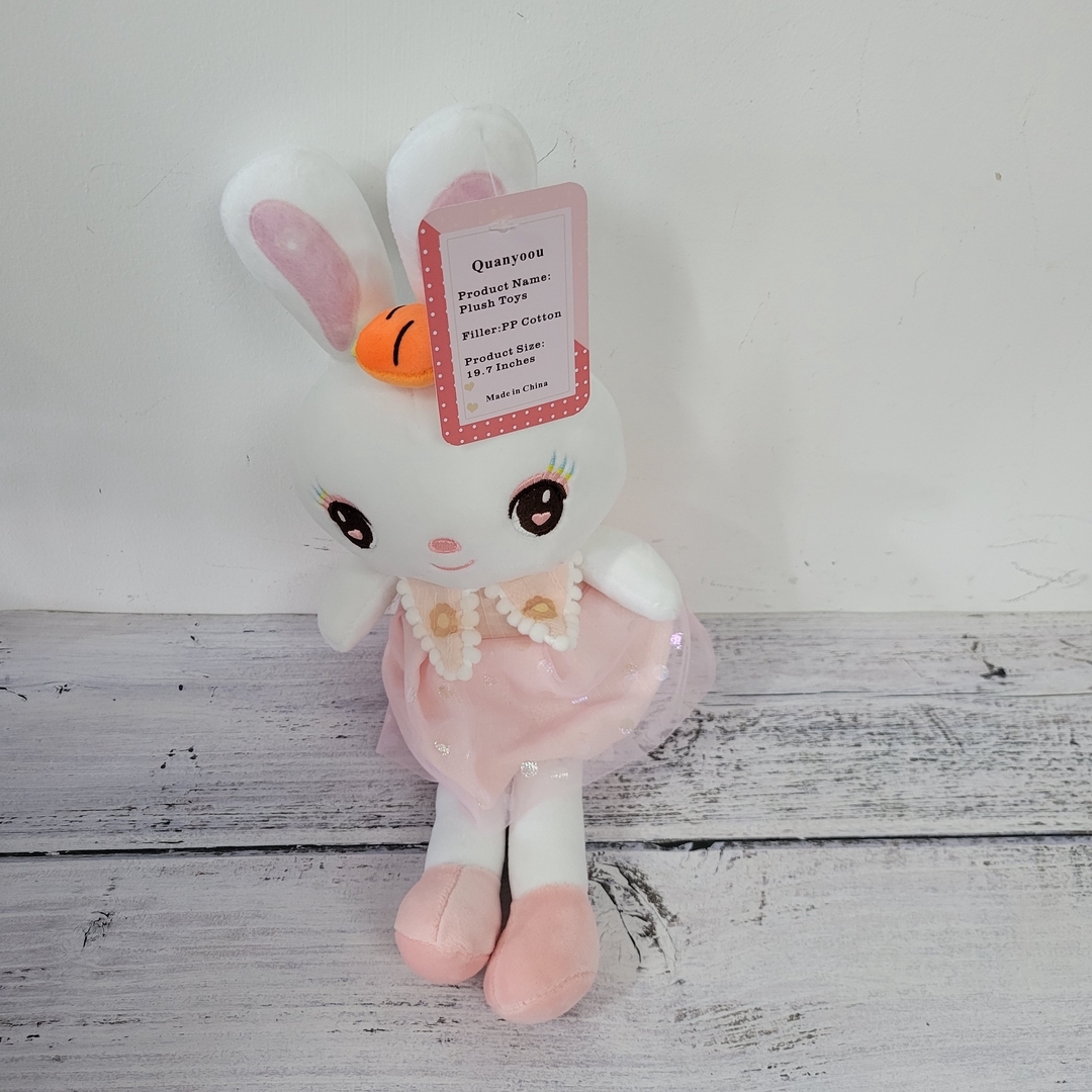 Quanyoou Plush toys Adorable Plush Bunny Toys - Soft, Cuddly Companions ... - $16.22
