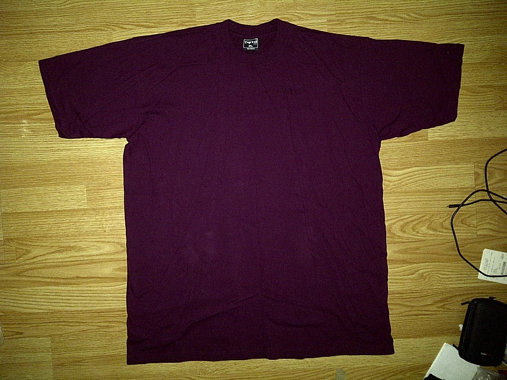Primary image for  Top Tee Baggy Blank Plain Dark Burgundy Maroon Tee T-Shirt 3xl 3xlt TALL LONG