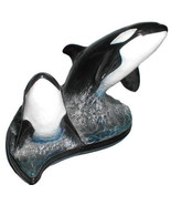 Orcas KILLER WHALES sculpture - €50,70 EUR