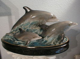 Free Spirit III - Dolphin Family limited edition sea sculpture - £167.46 GBP