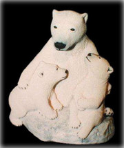 Polar Bear Hugs limited edition sculpture - £34.99 GBP