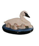 Cygneture - Trumpeter Swans 10 X 5 in. waterfowl bird art sculpture - €55,04 EUR