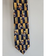 Jerry Garcia Jerry w/Guitar Neck Yellow/Black Neck Tie, 100% Silk - $14.99
