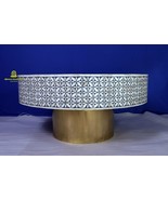 hand made item, bone inlay coffee table, living room table, home decore ... - $1,349.32 CAD