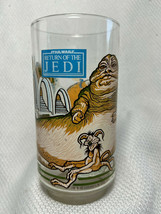 1983 Burger King Star Wars Return Of The Jedi Jabba The Hutt Coca-Cola Glass - £31.93 GBP
