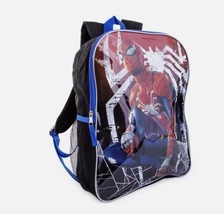 New Spiderman Gamer Verse Backpack 15&quot; Shiny Graphics Marvel Licensed School Bag - £13.16 GBP