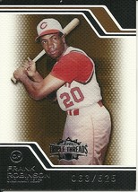 2008 Topps Triple Threads Sepia Frank Robinson 140 Reds 063/525 - £0.74 GBP