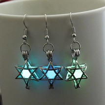 Beautiful Lighted Solar Luminous Glow Star Earrings - £7.99 GBP