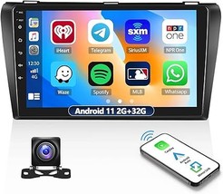 2G+32G Android 11 Car Stereo For Mazda 3 2006-2012 Wireless Carplay Wireless And - £160.94 GBP
