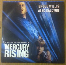 Mercury Rising - movie on laserdisc - starring Bruce Willis &amp; Alec Baldwin - £10.95 GBP