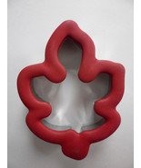 Wilton Vintage Red Autumn LEAF Fall  Soft grip Cookie cutter Retired - £7.27 GBP