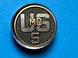 CIRCA 1926-1937, U.S. MARYLAND, 5th REGIMENT, COLLAR DISK TYPE II, ENLISTED - $21.02 CAD