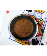 Authentic Lucky Irish 1964 One Penny Coin Poker Hand Card Protector Guard - $5.99
