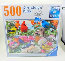 Ravensburger Garden Birds 500 Piece Premium Puzzle Softclick Sealed - $15.95