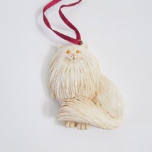 Vintage Debbie Mumm Persian Cat Ornament 2.5 Inches Signed - £15.59 GBP