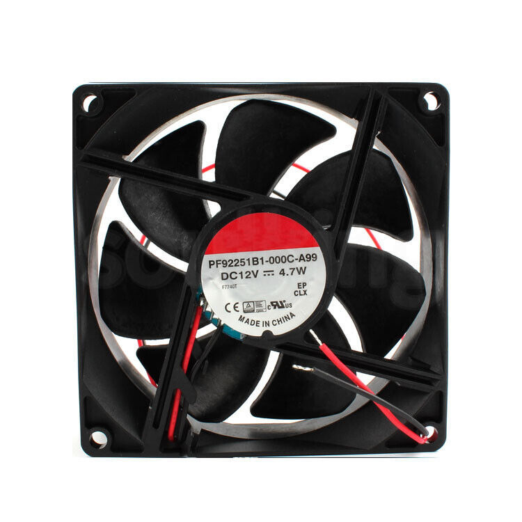 Sunon 40x40x20mm 12V DC Cooling Fan - 3-Pin Ball Bearing For PC Case Or CPU