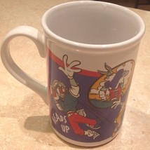 Bugs Bunny Football Mug Looney Tunes Cup Touchdown Superbowl - Fast Ship! - £14.79 GBP