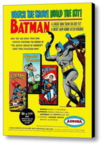 1965 Aurora Model Kits Batman Wonder Woman Superman Superboy Framed Magazine Ad - £13.80 GBP