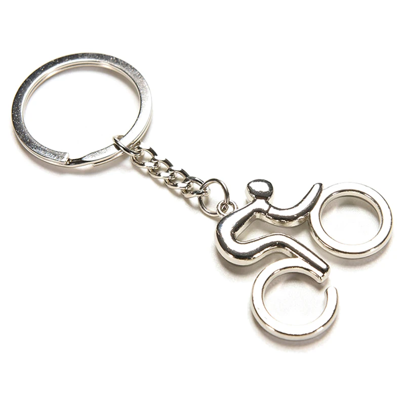  y Man Road Bicycle Figure Keychain Keyring Trinket Souvenirs Creative F... - £40.47 GBP