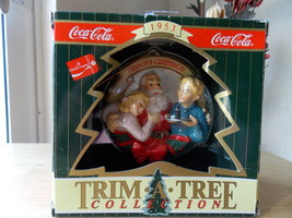 1997 Coca Cola Bottling Company Santa and Friends Ornament  - £11.79 GBP