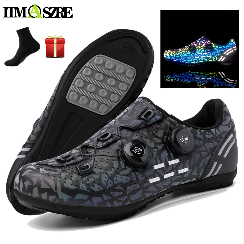 Cycling shoes sneaker flat pedal mtb men non locking mountain bike shoes without cleats thumb200
