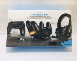 dreamGEAR Advanced Gamer's Starter Kit for PlayStation 4 PS4 NEW 6 Piece Kit - $47.49