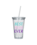 Best Mom Ever 16 ounce Tumbler Dad Nana Papa Parents Gift - £7.06 GBP