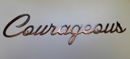 Courageous Metal Word Art - Copper - 16" x 5 1/2" - $18.98