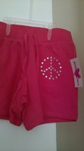 Derek Heart Girl Pink casual elastic waistband cotton blend summer short... - $7.50