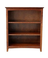 Mission Craftsman Shaker 3 Shelf 36&quot; Solid Hardwood Bookcase - $399.00