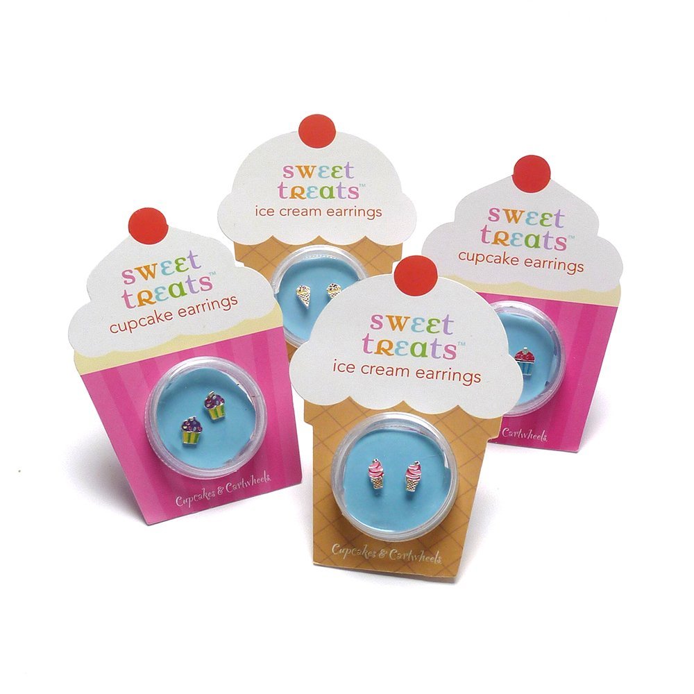 Sweet Treats Cupcake &amp; Ice Cream Earrings (Cupcake) - $14.99