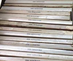 1990 FORD AEROSTAR Electrical Wiring Diagrams Service Shop Repair Manual... - $3.87