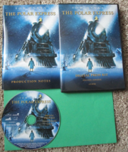 The Polar Express Movie Digital Press Kit Pk Production Notes &amp; CD-ROM Tom Hanks - £6.22 GBP