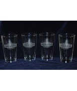 Set of 4 Etched Glasses Ameristar Casino Pint - £34.02 GBP