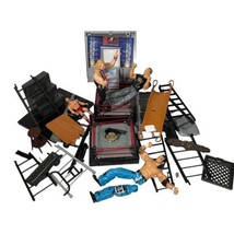 Mixed JAKKS Pacific WWE Wrestlers Ladders Hardcore Match Parts As Is - £19.77 GBP