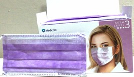 Medicom Premier Elite Lavender ASTM Level 3 Face Masks - £12.71 GBP