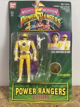 1994 Bandai Mighty Morphin Power Rangers Yellow Auto Trini Original NIP JD - £85.18 GBP