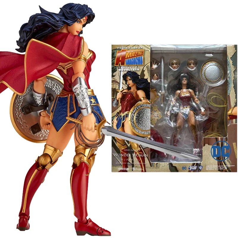 In Stock Original Kaiyodo Amazing Yamaguchi Wonder Woman Diana Prince 15CM Anime - £93.01 GBP