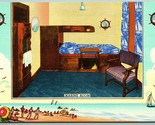 Marino Room Ymca Hotel Chicago Illinois Il Unp Non Usato Lino Cartolina J5 - $5.07