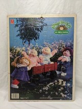 1984 Cabage Patch Kids 25 Piece Tray Puzzle Rolling A Cart - £10.69 GBP