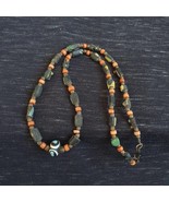 Antique roman era glass beads strand necklace #g1Gift - €39,49 EUR