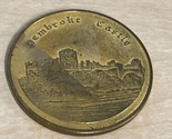 Vintage Pembroke Castle Pembroke Town Travel Souvenir Challenge Coin KG JD - $19.79